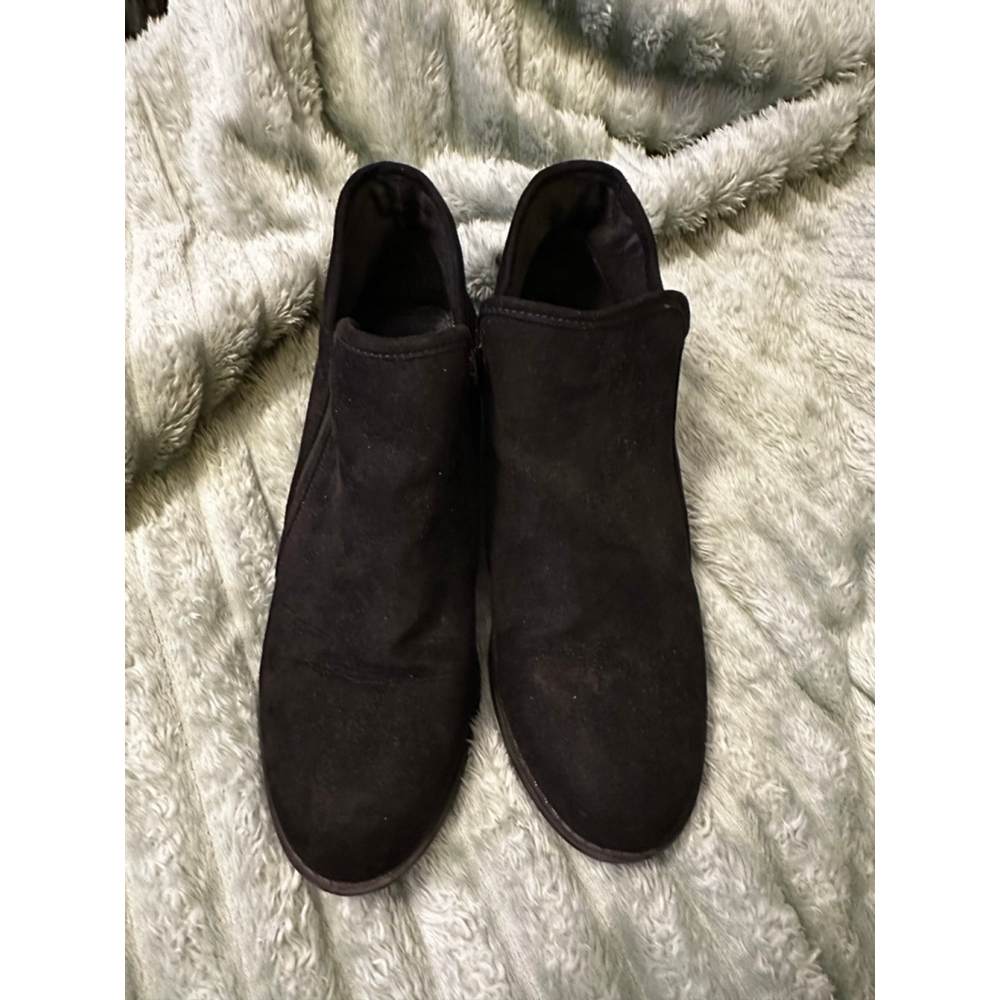 Women's Esprit Black Suede Ankle Boots & Booties Size 7.5